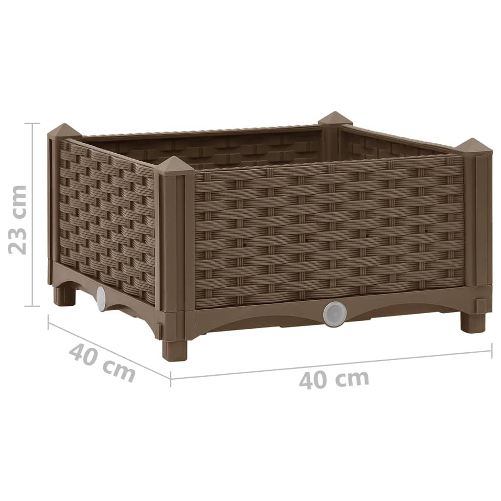Raised Bed 15.7"x15.7"x9.1" Polypropylene W2B