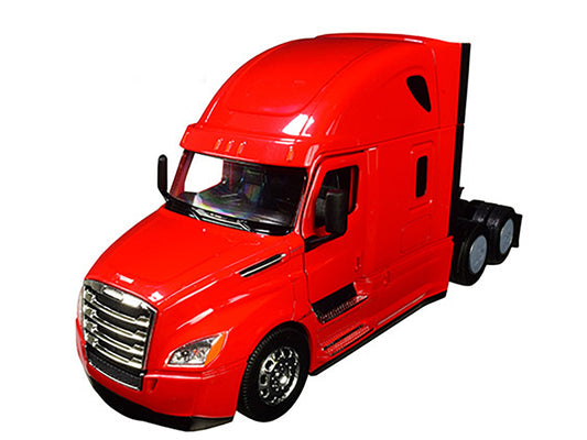 Freightliner Cascadia Truck Red "Transporter" 1/32 Diecast Model by Welly