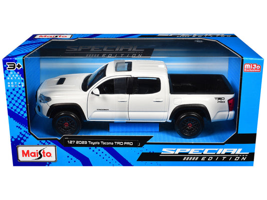 2023 Toyota Tacoma TRD PRO Pickup Truck White with Sunroof "Special Edition" Series 1/27 Diecast Model Car by Maisto Maisto