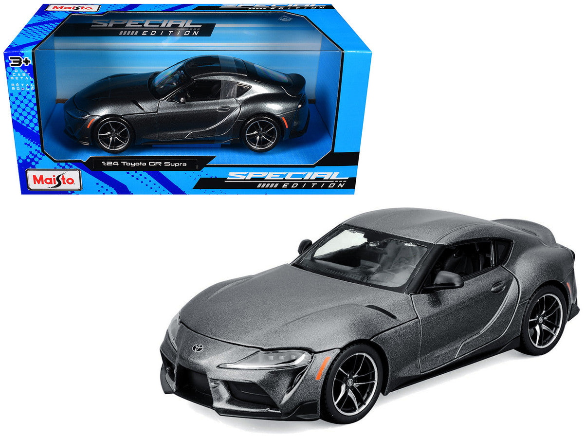 Toyota GR Supra Gray Metallic "Special Edition" Series 1/24 Diecast Model Car by Maisto Maisto