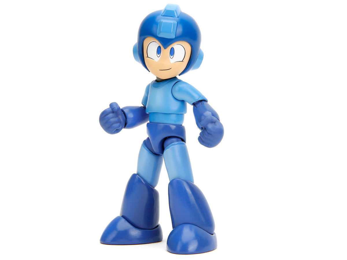 Mega Man 4.5" Moveable Figure with Accessories and Alternate Head and Hands "Mega Man" (1987) Video Game model by Jada Jada
