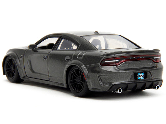 2021 Dodge Charger SRT Hellcat Gray Metallic "Fast X" (2023) Movie "Fast & Furious" Series 1/32 Diecast Model Car by Jada-1