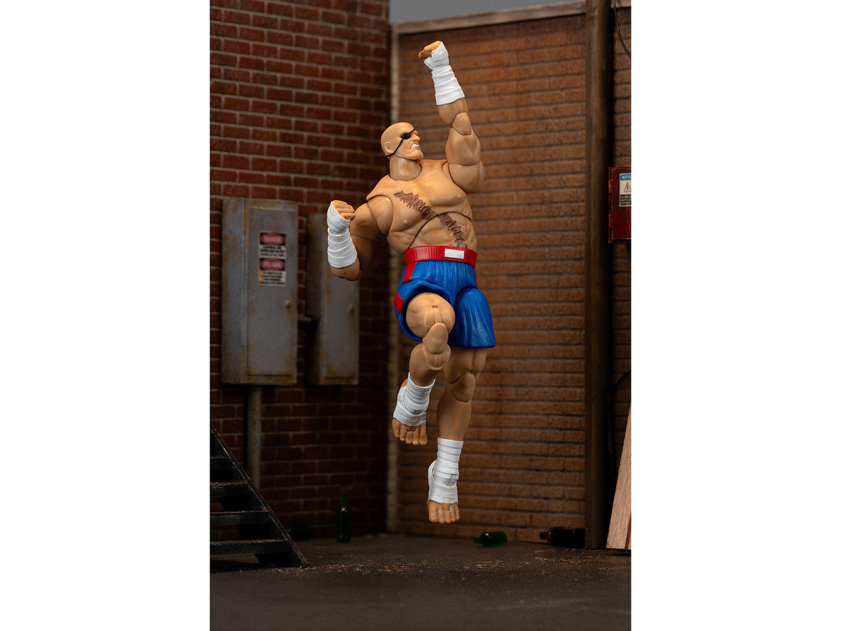 Sagat 7.5" Moveable Figure with Accessories and Alternate Head and Hands "Ultra Street Fighter II: The Final Challengers" (2017) Video Game Model by Jada Jada