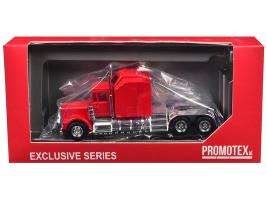 Kenworth W900 with Extra Large Sleeper Red 1/87 (HO) Plastic Model Car by Promotex Promotex