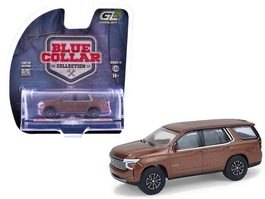 2022 Chevrolet Tahoe Auburn Metallic "Blue Collar Collection" Series 14 1/64 Diecast Model Car by Greenlight Greenlight