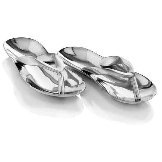 4" Silver Buffed Aluminum Tabletop Sculpture W2B