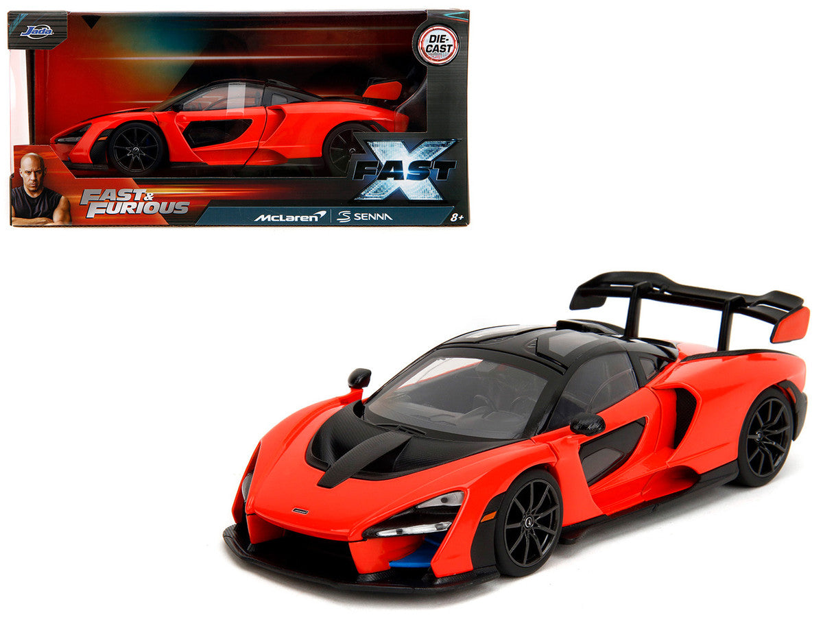 McLaren Senna Red and Black "Fast X" (2023) Movie "Fast & Furious" Series 1/24 Diecast Model Car by Jada Jada