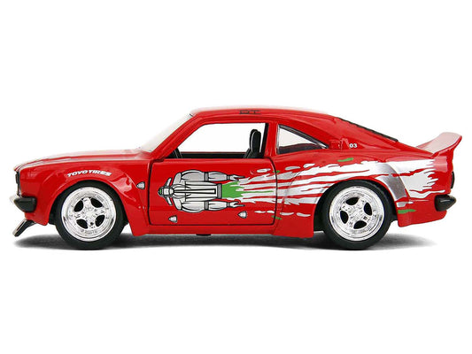 1974 Mazda RX-3 Red with Graphics "Fast & Furious" Series 1/32 Diecast Model Car by Jada Jada