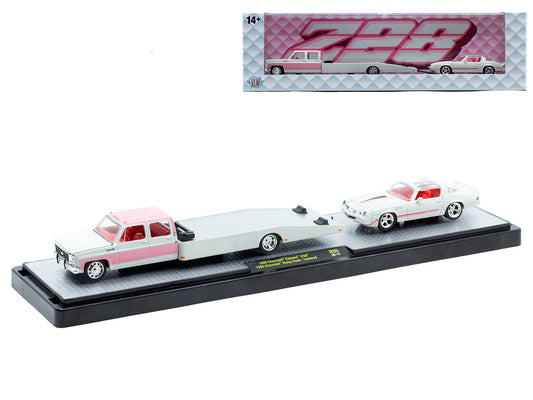 Auto Haulers Set of 3 Trucks Release 99 Limited Edition to 7600 pieces Worldwide 1/64 Diecast Models by M2 Machines-1