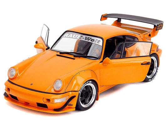 RWB Bodykit "Hibiki" Orange Metallic "Pink Slips" Series 1/18 Diecast Model Car by Jada Jada