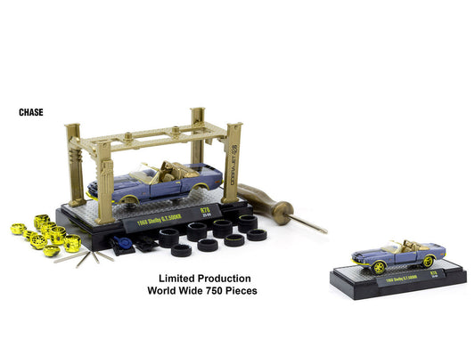 Model Kit 3 piece Car Set Release 78 Limited Edition to 9600 pieces Worldwide 1/64 Diecast Model Cars by M2 Machines M2