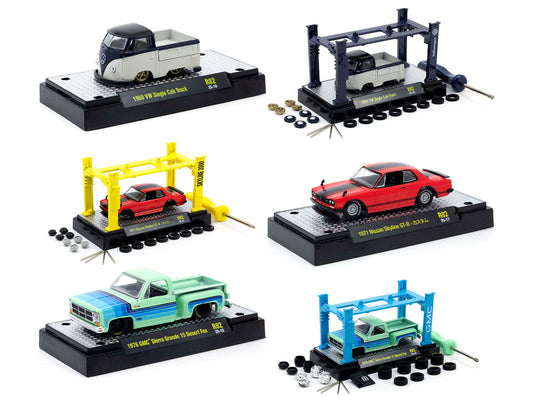Model Kit 3 piece Car Set Release 82 Limited Edition to 8000 pieces Worldwide 1/64 Diecast Model Cars by M2 Machines M2