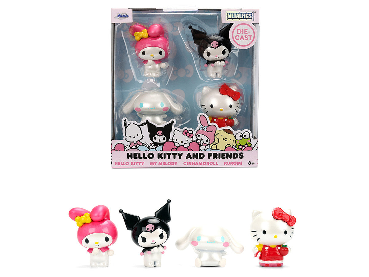 Set of 4 Diecast Figures "Hello Kitty and Friends" Franchise "Metalfigs" Series Diecast models by Jada Jada