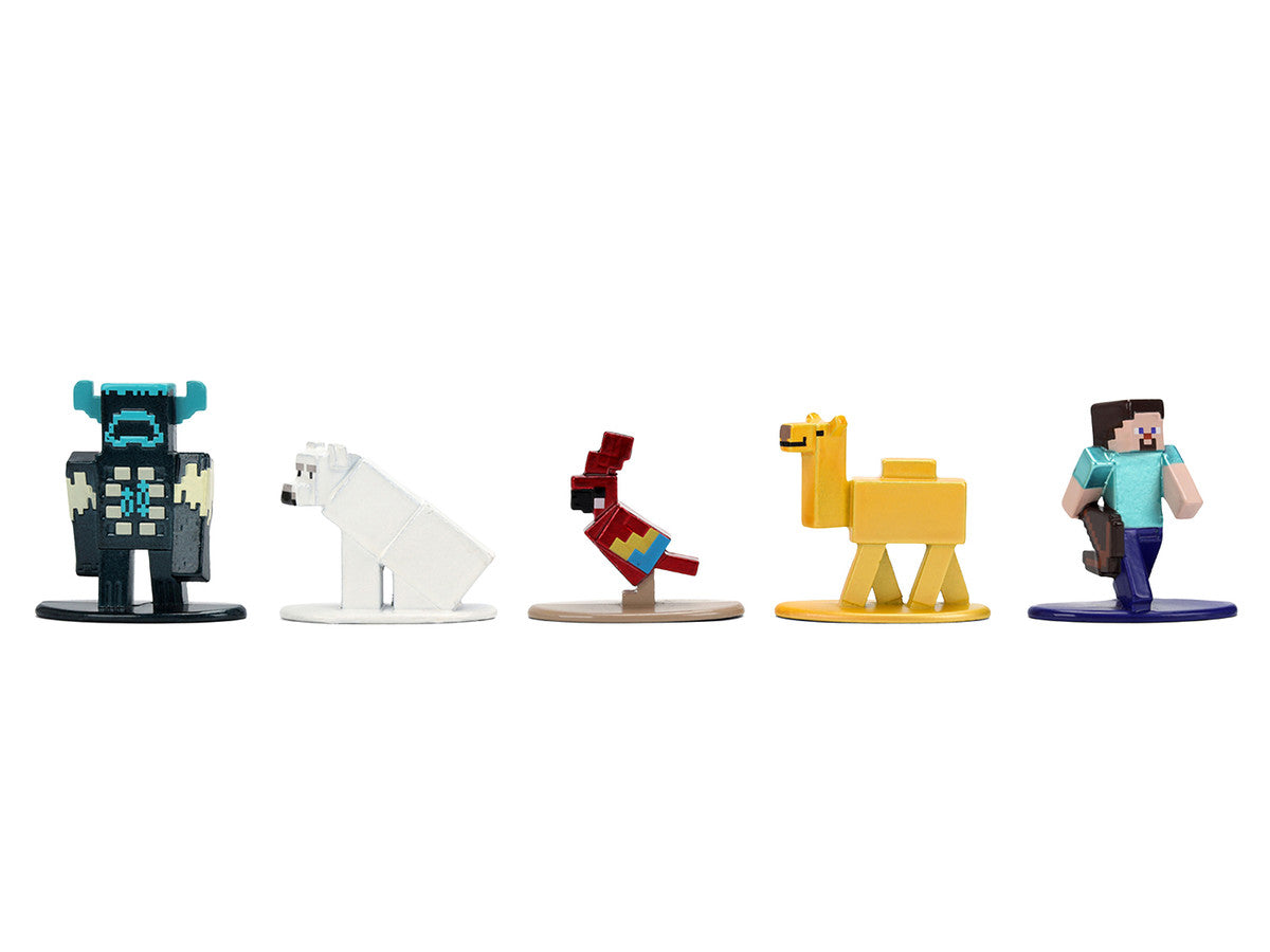 Set of 12 Diecast Figures "Minecraft" Video Game Wave 2 "Nano Metalfigs" Series Diecast models by Jada Jada