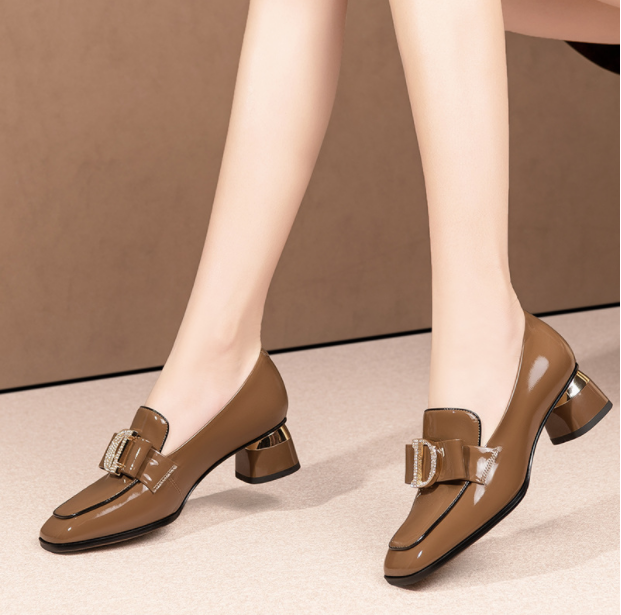 Comfortable Soft Sole Leather Casual Shoes LadyShow.Store