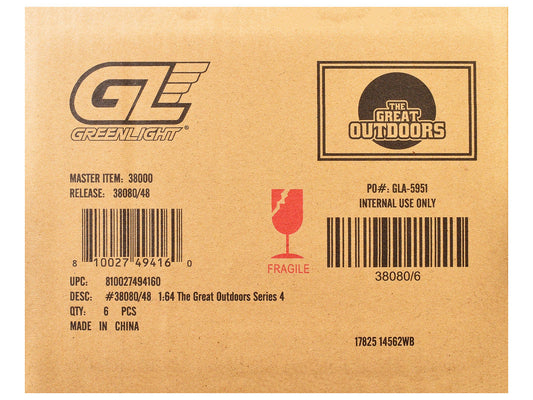 "The Great Outdoors" Series 4 Set of 6 pieces 1/64 Diecast Model Cars by Greenlight Greenlight