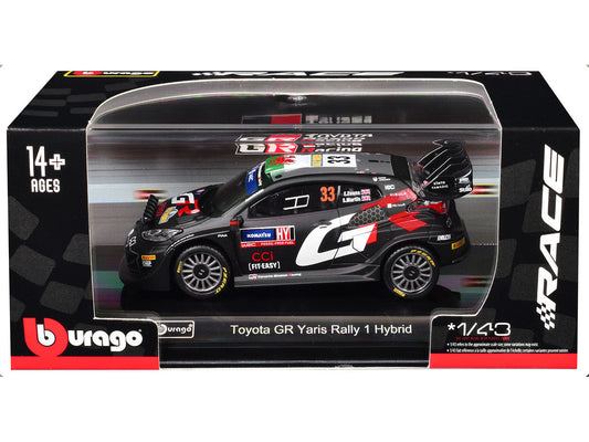 Toyota GR Yaris Rally1 Hybrid #33 Elfyn Evans - Scott Martin "Toyota Gazoo Racing WRT" "World Rally Championship" (2024) "Race" Series 1/43 Diecast Model Car by Bburago Bburago