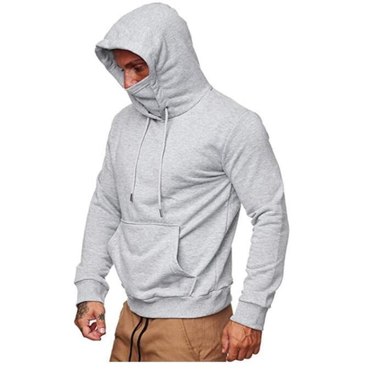 Men's Solid Color Plus Fleece Hoodie Sweatshirt Best YouTube Store