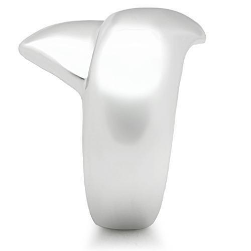 3W167 - Rhodium Brass Ring with No Stone Alamode