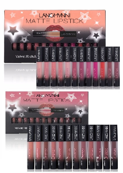Matte Lipstick Waterproof Long-lasting Velvet Lipstick Set LadyShow.Store