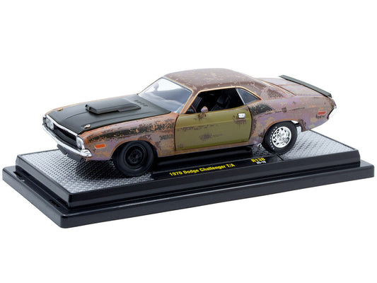 1970 Dodge Challenger T/A Rusted Limited Edition to 4050 pieces Worldwide 1/24 Diecast Model Car by M2 Machines M2