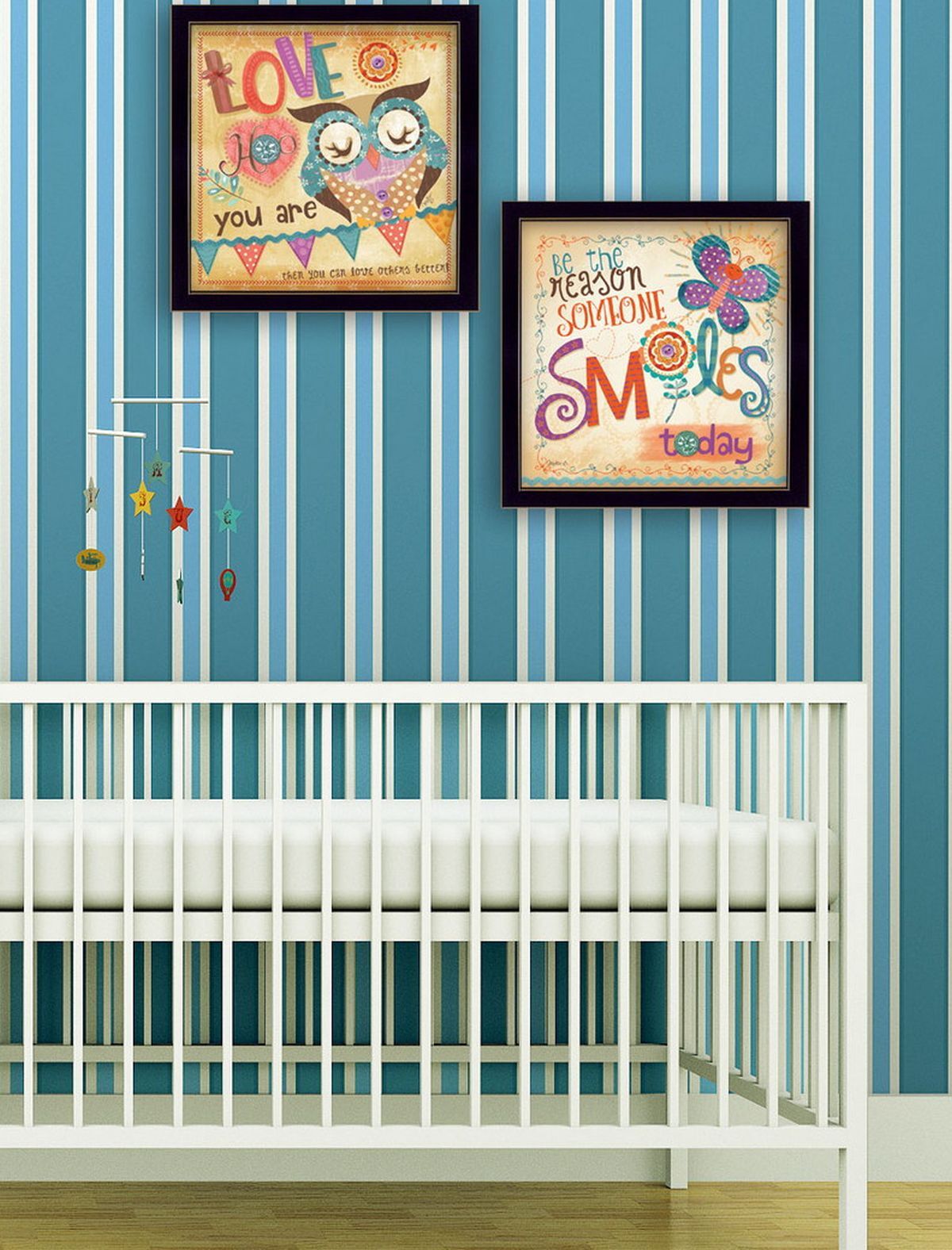 Set Of Two Be the Reason Black Framed Print Wall Art W2B