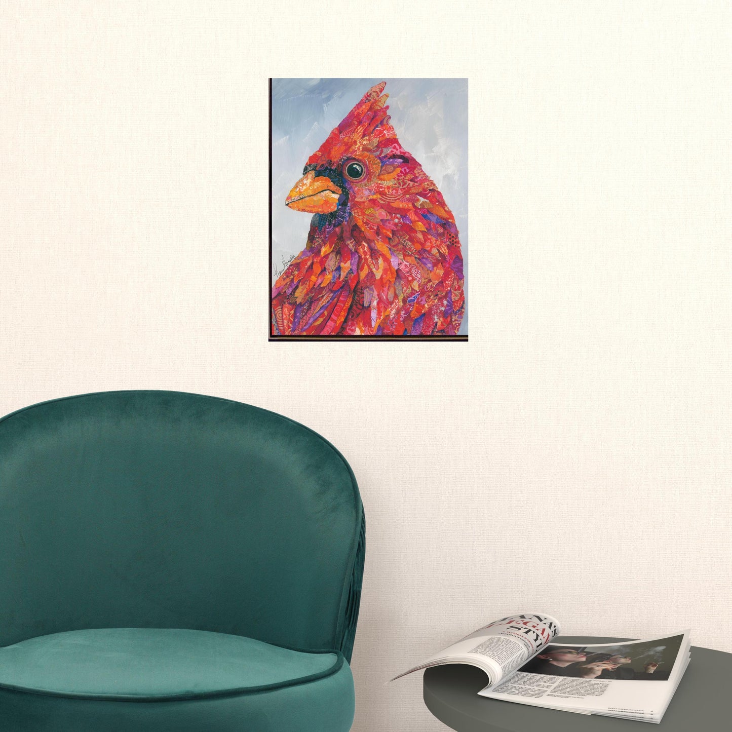 The Messenger 1 Black Framed Print Wall Art