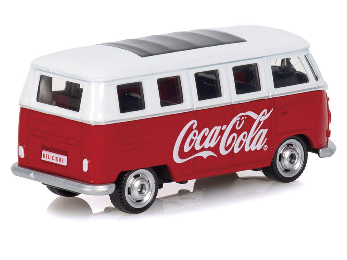 1963 Volkswagen Type 2 Van "Coca-Cola" Red and White 1/50 Diecast Model by Motorcity Classics Motorcity Classics