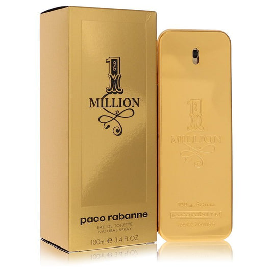 1 Million by Paco Rabanne Eau De Toilette Spray 3.4 oz (Men) W2B