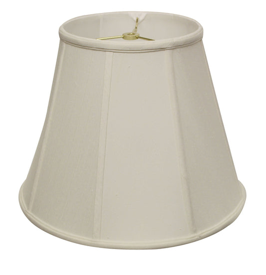 20" White Slanted Empire Monay Shantung Lampshade W2B
