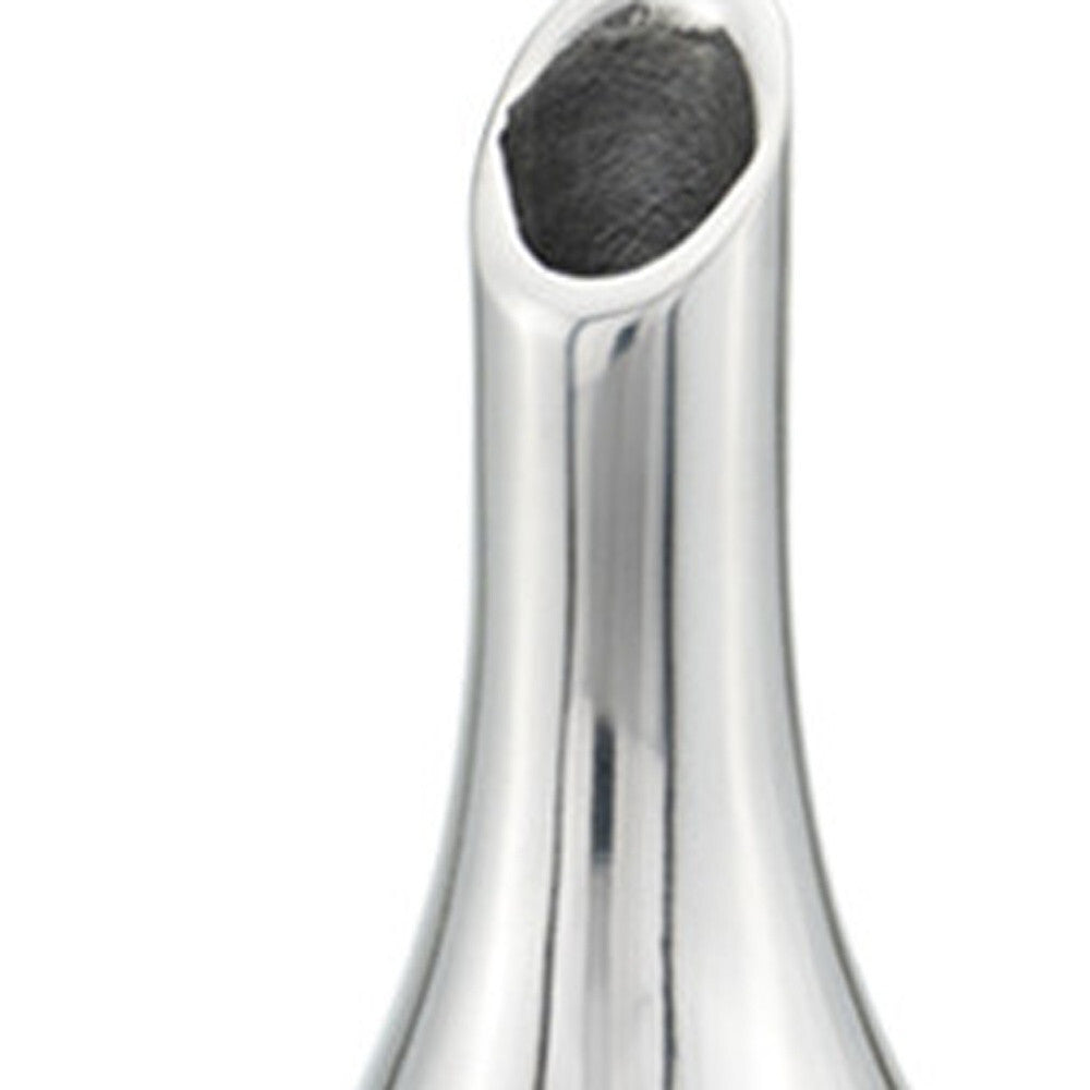 16" Silver Bud Aluminum Table Vase W2B