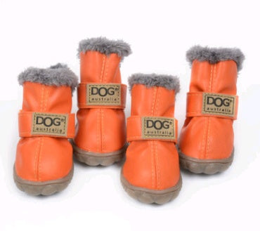 Dog Thick Snow Boots Keep Warm Teddy Autumn And Winter VIP Shoes LadyShow.Store