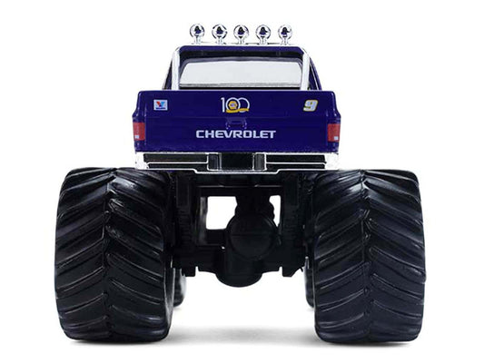 1984 Chevrolet C20 Monster Truck #9 "NAPA" Blue with Graphics "Kings of Crunch - Hendrick Motorsports Tribute" Special Edition 1/64 Diecast Model Car by Greenlight Greenlight