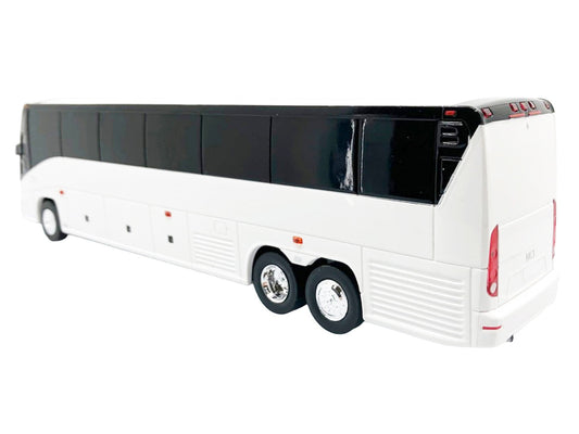 MCI J4500 Coach Bus Bank White Limited Edition 1/50 Model by Iconic Replicas Iconic Replicas