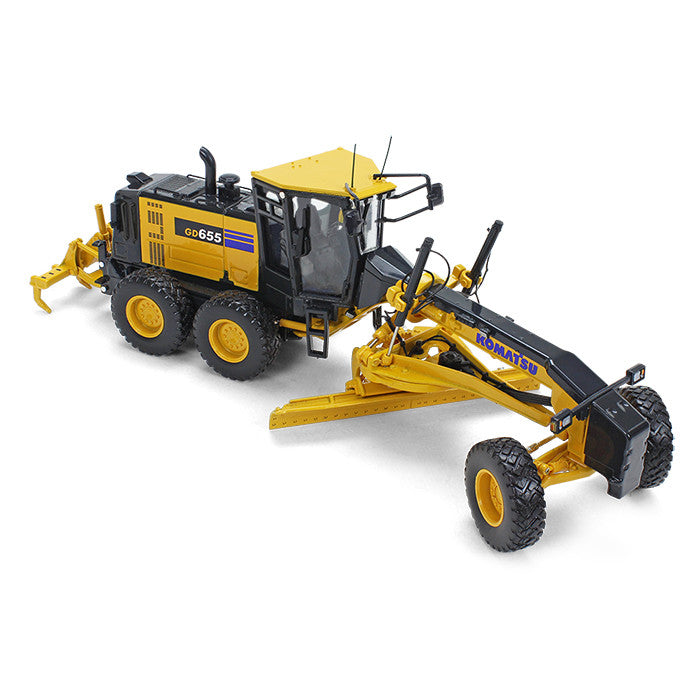 Komatsu GD655-6 Motor Grader with Ripper 1/50 Diecast Model by First Gear First Gear