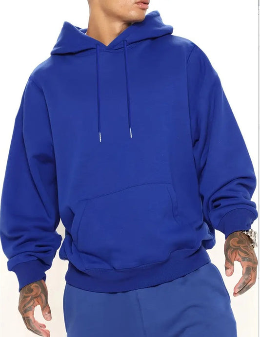 Men's Solid Color Hooded Jumper Best YouTube Store