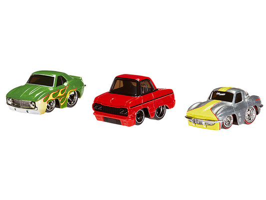 "Lowriders" Series 3 Chevrolet Triple Pack Set of 3 Cars Diecast Model Cars by CarTuned-1