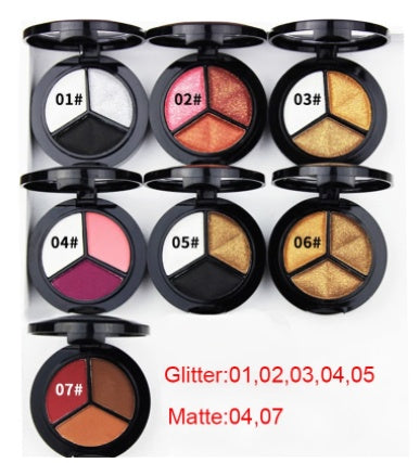 Mirror with brush eye shadow and makeup. LadyShow.Store