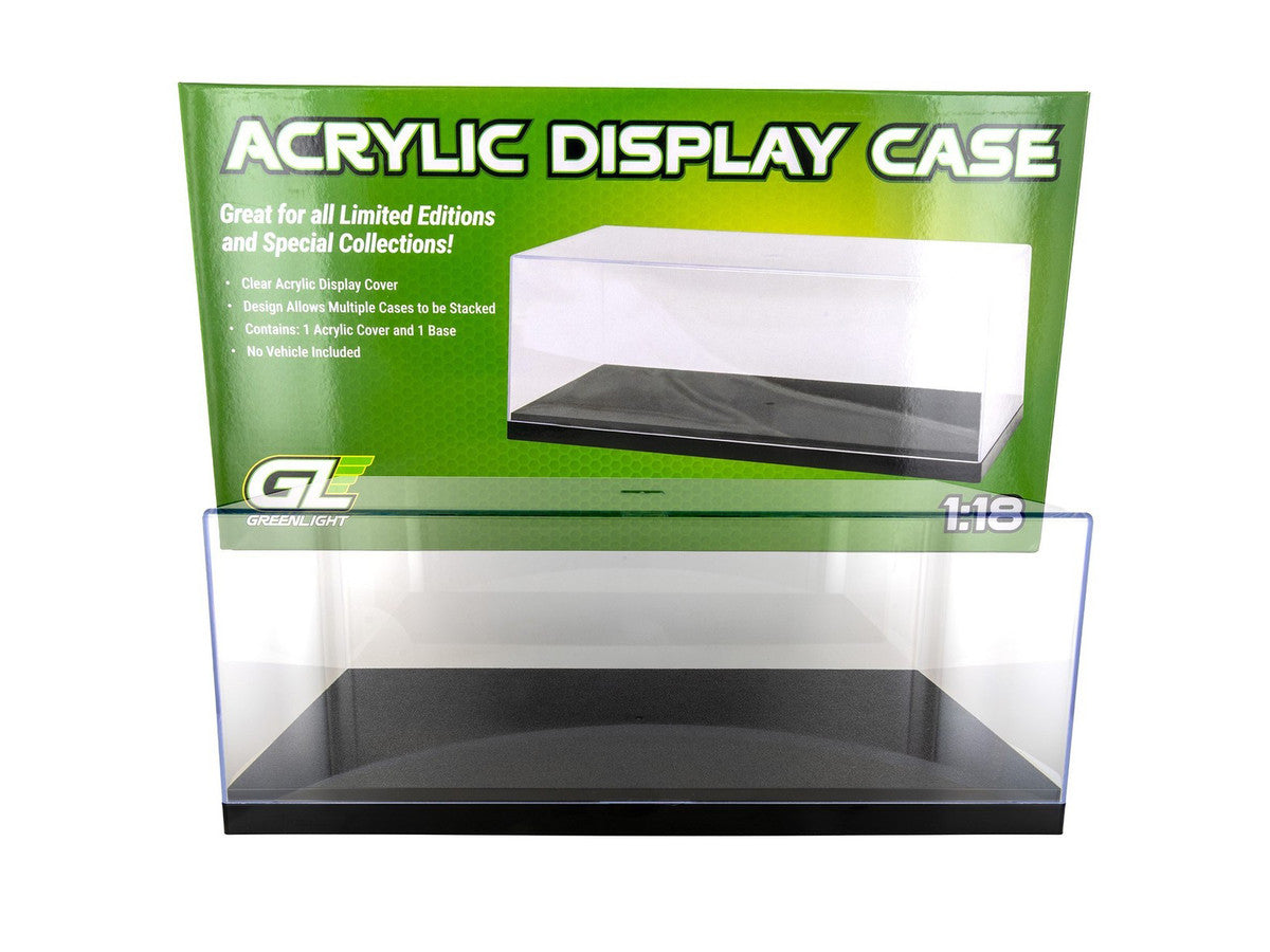 Acrylic Display Case for 1/18-1/24 Scale Model Cars with Black Plastic Base (Replaces Greenlight 55020) by Greenlight-2