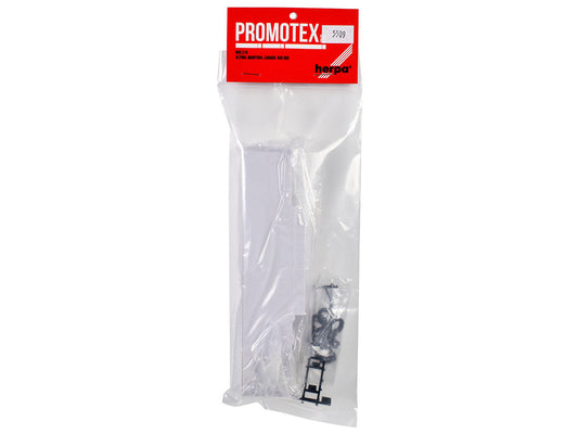 48ft Moving Van Trailer Light Gray 1/87 (HO) Plastic Model by Promotex Promotex