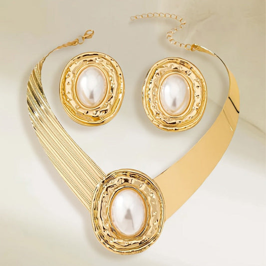 Personalized Retro Literary Creativity Ornament Set Necklace LadyShow.Store