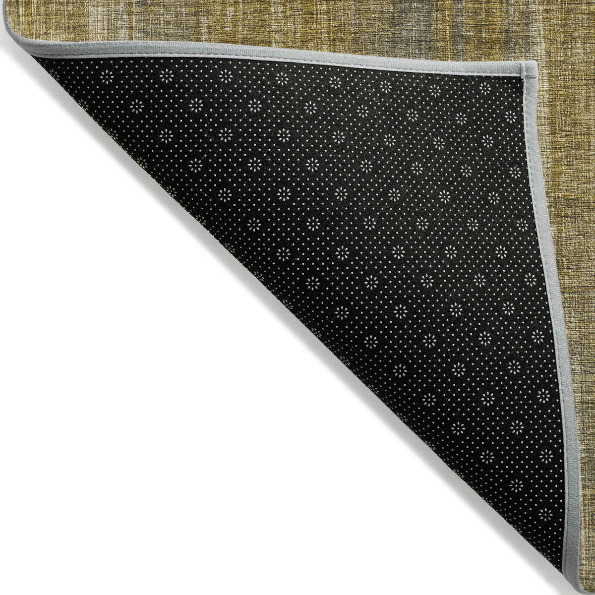 8' Runner Chocolate Striped Washable Non Skid Indoor Outdoor Runner Rug W2B