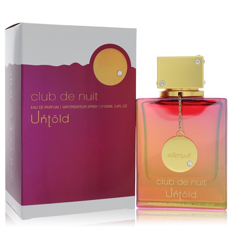 Club De Nuit Untold by Armaf Eau De Parfum Spray (Unisex) 3.6 oz (Women) W2B