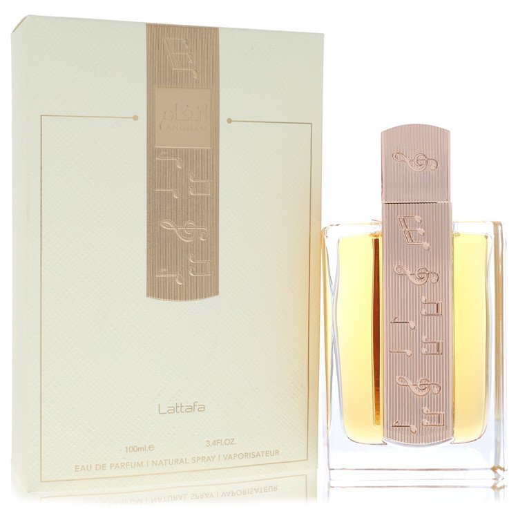 Lattafa Angham by Lattafa Eau De Parfum Spray (Unisex) 3.4 oz (Women) W2B