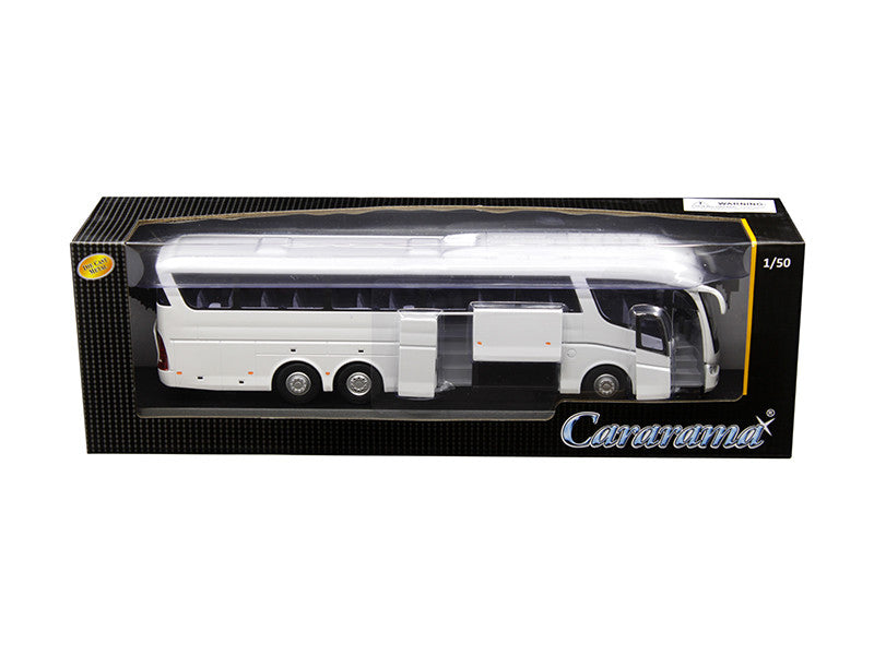 Super Coach Autobus White 1/50 Diecast Model by Cararama Cararama