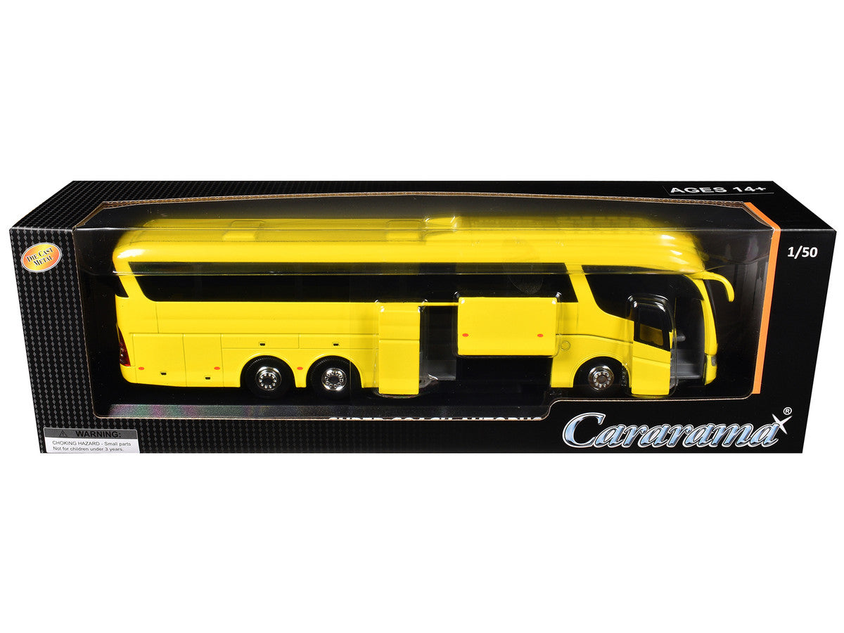 Super Coach Autobus Yellow 1/50 Diecast Model by Cararama Cararama
