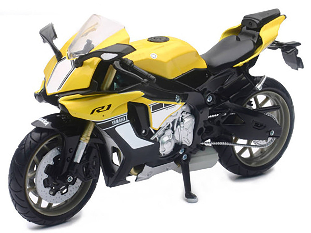 2016 Yamaha YZF-R1 Yellow Motorcycle Model 1/12 by New Ray New Ray
