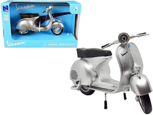 Vespa 150 GS Silver Metallic 1/12 Diecast Motorcycle Model by New Ray New Ray
