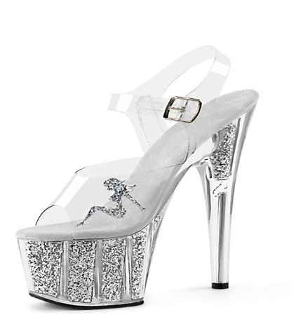 15cm High Heel Waterproof Platform Sandals for Women Best YouTube Store