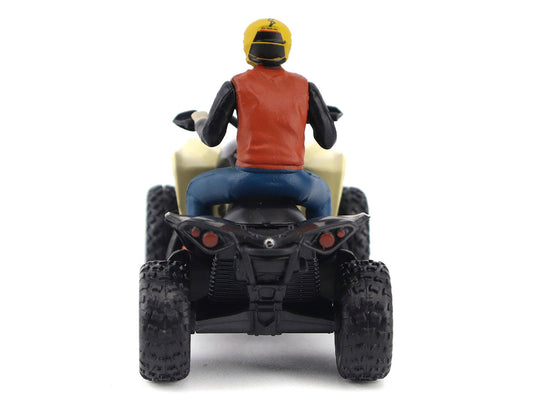 Can-Am Renegade X XC 1000R ATV Desert Tan with Driver Figure 1/32 Diecast Model by BRP Models BRP Models